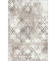 Eliana Home Baskılı, Yıkanabilir Kaymaz Taban Salon Halısı LNA0433 100x150 cm (Kahverengi)