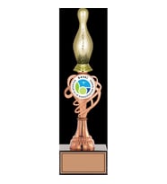 ODAK KUPA - Figürlü Kupalar - Bowling / Pin Figürlü Kupalar FG-034 C - 34 cm