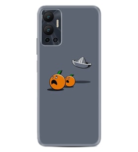 Infınix Hot 12 Kılıf Resimli Desenli Baskılı Silikon Orange Escape 1374
