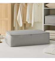 Ocean Home Textile Mega Boy Gri Balıksırtı Baza Altı Hurç 74 x 46 x 22 cm