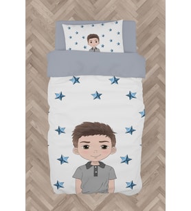 MEKTA HOME BEBEK VE ÇOCUK ODASI Kız ve Erkek Çocuk Desenli Nevresim Takımı