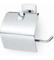 Banyo Kare Krom Yapışkanlı Kapaklı Tuvalet Kağıtlığı Wc Kağıtlık Tuvalet Kağıdı Askısı
