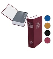 BÜYÜK=240X155X55MM KİTAP MODELİ KİLİTLİ KASA - KUMBARA (5343)