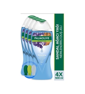 Palmolive Moments Sandal Ağacı ve Lavanta Yağları ile Nemlendirici Banyo ve Duş Jeli 500 ml x 4 Adet