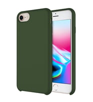 Buff iPhone 8/7 ile Uyumlu Rubber Fit Kılıf Dark Olive (Zeytin Yeşili)
