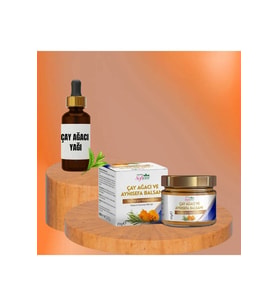 Çare Burada Çay Ağacı Yağı 20 ml ve Çay Ağacı Yağı ve Aynısefa Balsam 20 gr