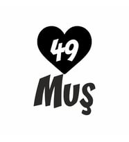 Kalpli 49 Muş Araba Sticker siyah 20x15 CM (Siyah)