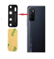 Tkgz Infinix NOTE 7 LİTE Arka Kamera Camı Lens Yapışkanlı