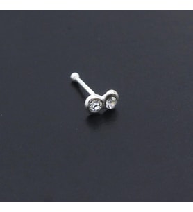 925 Ayar Gümüş 2 Sıra Zirkon Taşlı Hızma HZ-106