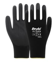 Beybi TOUCH PU Poliüretan Kaplı Polyester Eldiven NO:8 (1 ÇİFT)