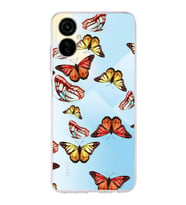 PrintiFy Tecno Camon 19 Neo ile Uyumlu 1mm Slim Fit Water Color 2 Baskılı Şeffaf  Kılıf
