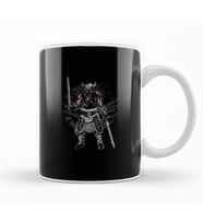 Dark Viking And Swords Motif Kupa Bardak Porselen