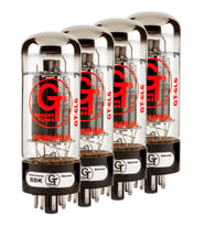 Groove Tubes 5550113524 GT-6L6-S Med Quartet Power Lamba (Eşleştirilmiş Dörtlü)  100 Watt Amfiler İçin Dörtlü Set Yüksek Headroom