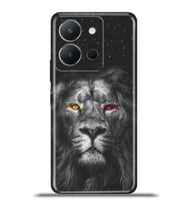 Vivo Y36 Kapak HD Renkli Dizayn Silikon Kılıf - Aslan