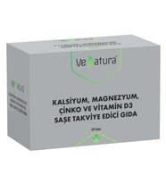 Venatura Kalsiyum Magnezyum Çinko Vitamin D3 30 Saşe
