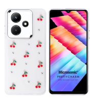 Microsonic Infinix Hot 30i Kılıf PrettyCharm Cherry (Kırmızı)