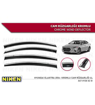 HYUNDAİ ELANTRA 2016 2017 2018 MODEL NİKEN KROMLU CAM RÜZGARLIĞI