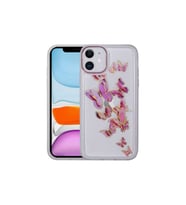 Apple iPhone 11 Uyumlu Kılıf Figürlü Desenli Işıltılı Sert Zore Sos Kapak (Model 4)