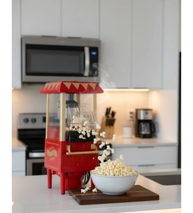 Sağlıklı Atıştırmalıklar İçin Yağsız Popcorn Makinesi