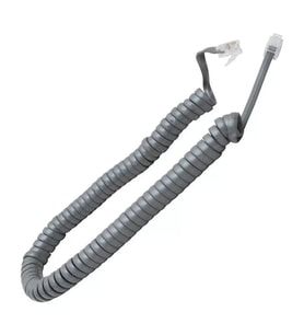 Telefon Spiral Kablo Gri