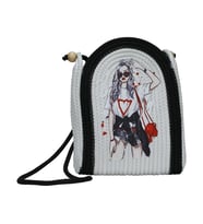 e38 EL İŞÇİLİĞİ HASIR JÜT KOL ÇANTASI 27*21 cm - 6140 (Karışık)