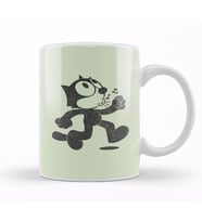Felix The Cat Retro Faded Design Kupa Bardak Porselen