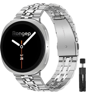 [Prestige Steell] Samsung Galaxy Watch 9/8 44mm/40mm/Classic 46mm ile Uyumlu Çelik Kordon [Kısaltma Aparatlı] Paslanmaya Dayanıklı Katlanır Toka Mekanizmalı Samsung Watch 9 Kordon