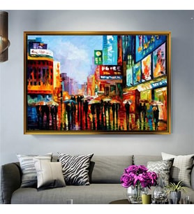 Altın Çerçeveli dekoratif tablo a969 (Gold)