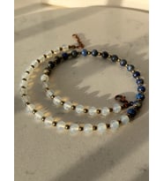 Lapis lazuli Opal kolye