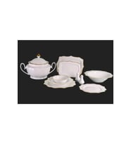 Royal London Diana Gold 60 Parça Porselen Yemek Takımı RL01-109 