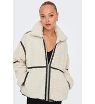 Only Kadın Teddy Ekru Peluş Mont - 15322440