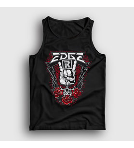 Presmono Unisex Siyah Skull Güreş Wwe Edge Atlet 524848tt