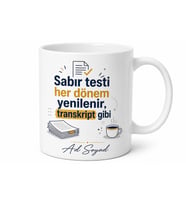 Öğrenci İşleri Memuru Transkript Kayıt Yenileme Sabır Testi Kupa Bardak Hediye