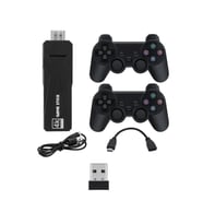 ScHitec 4K Android TV Stick ve Retro Game Konsol 10000 Oyunlu 64GB Siyah