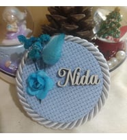 Söz-Nişan-Nikah-Kına-Bebek Hediyelik Beyaz Ahşap Magnet