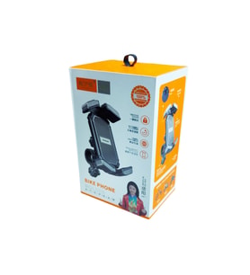 Motosiklet Bisiklet ve Scooter İçin Gidon Uyumlu Telefon Tutucu Kilit mekanizmalı 5-7 inç