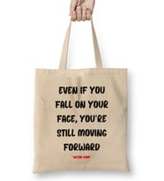 Motivational Quotes Sayings Words Gifts - Entrepreneurs İnspiration Success Work Typography Gifts Bez Çanta Uzun Saplı