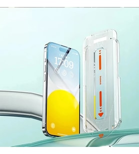 Baseus Crystal iPhone 15 Plus Full Koruma Eye-Protection Tempered Cam Ekran Koruyucu (Şeffaf)