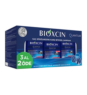 Bioxcin Quantum Şampuan 3 ADET (Kuru-Normal Saçlar)