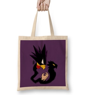 My Hero Academia Tokoyami Faces Bez Çanta Uzun Saplı