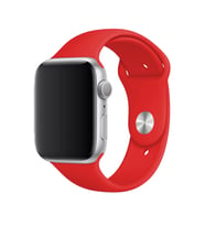 Apple Watch Uyumlu Silikon Kordon 2 3 4 5 6 Seri 38 - 40 Mm Pudra Pembe