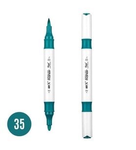 RİCH 17886-35 ART-X ÇİFT TARAFLI DUO AKRİLİK MARKER TURKUAZ YEŞİLİ