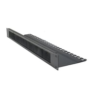 KASTAP 1U Patchcord Taşıyıcılı Fırçalı Organiser