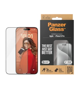 PanzerGlass iPhone 15 Pro UWF Şeffaf Cam Ekran Koruyucu