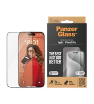 PanzerGlass iPhone 15 Pro UWF Şeffaf Cam Ekran Koruyucu