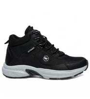 Trendyshose 2887 Autdoor Kaymaz Taban Spor Bot (Siyah - Füme)