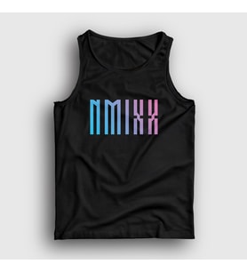 Presmono Unisex Siyah Logo Nmixx K Pop Atlet 436218tt