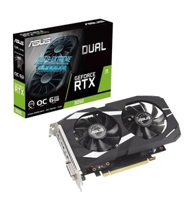 ASUS RTX3050 6GB DUAL RTX3050-O6G GDDR6 96bit HDMI DVI DP PCIe 16X v4.0