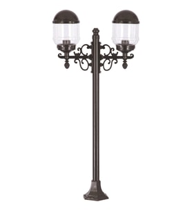 AVONNI BSU-68198-2BSY Siyah Boyalı Dış Mekan Aydınlatma E27 Metal ABS Akrilik Cam 55x17cm