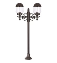 AVONNI BSU-68198-2BSY Siyah Boyalı Dış Mekan Aydınlatma E27 Metal ABS Akrilik Cam 55x17cm